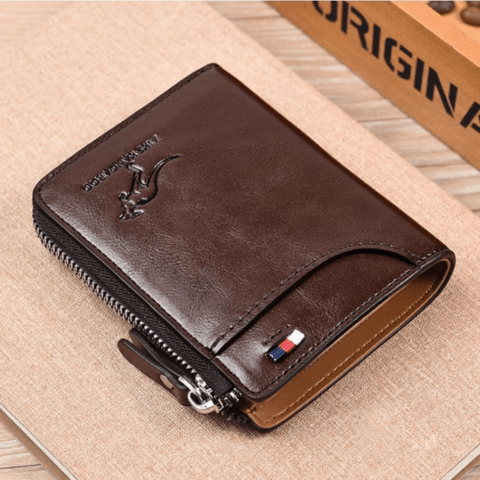 Anti Theft Leather Wallet For Men