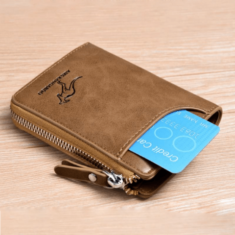 Anti Theft Leather Wallet For Men