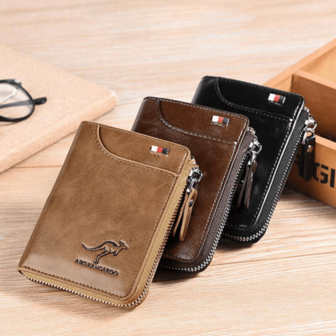 Anti Theft Leather Wallet For Men