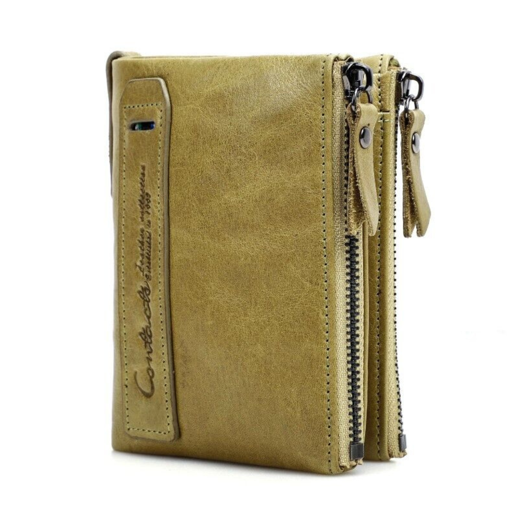 Wallet - double zipper small women's bag